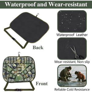 Cojín de Asiento para Caza, Ligero, Transpirable, Ecológico, de Camuflaje, Impermeable, Silencioso, para Plataformas de Caza, Camping y Actividades al Aire Libre - Product Image 3