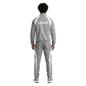 Ensemble de survêtement coupe-vent en nylon 2026 personnalisé ODM/OEM de haute qualité pour hommes, avec logo personnalisé, tenue d'entraînement légère, ensemble de sportswear - Product Image 2