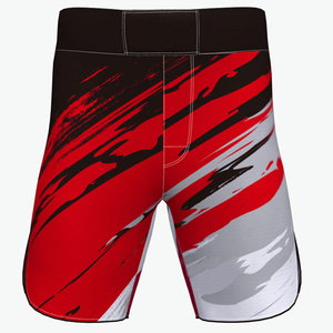 กางเกง MMA ผู้ชายขายดีที่สุด ชุดกีฬาแบบซับลิเมชั่นสั่งทำได้ ยืดได้สี่ทิศทาง แห้งเร็ว ผลิตจากโพลีเอสเตอร์ ชุดศิลปะการต่อสู้ที่ปรับแต่งได้ - Product Image 4