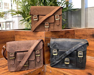 High Quality New Full Grain Genuine Leather Men's Shoulder Bag Cowhide Leather Women Crossbody Bag Business Small Messenger Bags - Product Image 4