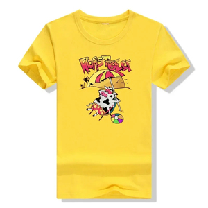 Camiseta de Algodón Premium con Estampado Personalizado, Diseño de Peces Japoneses, Estilo Urbano Oversize, Proveedor - Product Image 3