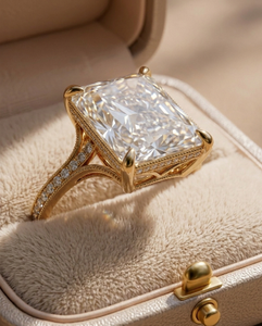 แหวนเพชรทรงรัศมี 1 2 3 กะรัต ทองคำแท้ 10k 14k 18k เพชร CVD สร้างในห้องปฏิบัติการ ได้รับการรับรองจาก IGI ผลิตตามสั่งจากโรงงาน - Product Image 3