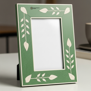 Cadre photo effet marbre vert, cadre artisanal de qualité supérieure - Product Image 1