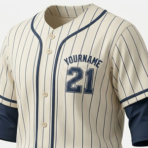 Uniforme de baseball flexible en tissu léger, design respirant, matière anti-transpiration, parfait pour l'entraînement et les matchs - Product Image 6