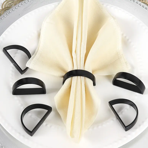 Anneau de serviette en métal, design populaire, très vendu, utilisé pour la table à manger. - Product Image 6