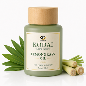 Aceite Esencial de Limoncillo de Tamil Nadu 100% Puro y Natural de Primera Calidad, Destilado al Vapor, para Aromaterapia y Cuidado Facial, Kodai Global Export - Product Image 1