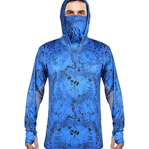 เสื้อฮู้ดตกปลาป้องกันรังสียูวีแบบกำหนดเอง ผู้ผลิต OEM ขายส่งจำนวนมาก รับผลิตเสื้อผ้ากีฬาภายใต้แบรนด์ของลูกค้า - Product Image 3