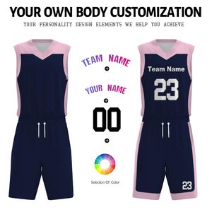 Custom Pink Basketball Jersey Breathable Basketball Uniform Set Designed for Speed and Comfort <b>Athletic</b> Basketball Uniform - Product Image 4