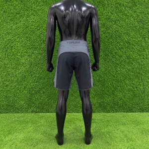 Shorts MMA pour hommes Topline, coupe athlétique, respirant, en spandex et nylon, vêtements d'arts martiaux mixtes - Product Image 3