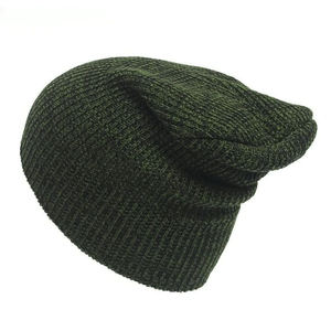 Gorro de Punto de Algodón para Hombre, Estilo Casual de Invierno, Gorro Holgado, Gorro de Esquí, Gorro Urbano, Gorro de Color Sólido de Alta Calidad - Product Image 4