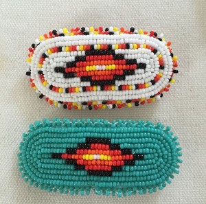 Pinza para el pelo de moda con bordado de cuentas, adorno elegante para festivales, bodas y ocasiones especiales - Product Image 3