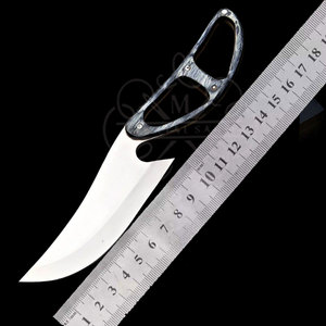 Vente en gros de couteaux de chasse en acier D2 faits à la main sur mesure avec étui en cuir, fournisseur de couteaux de survie OEM Bushcraft - Product Image 5