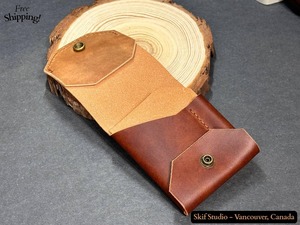 Pochette tactique minimaliste imperméable durable unisexe, porte-cartes fin en microfibre, poche avant, compacte, élégante, pour l'extérieur - Product Image 2