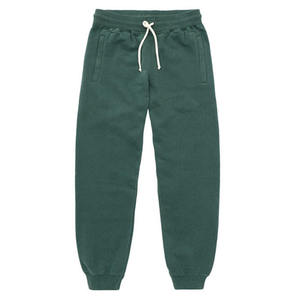 Men's Casual Winter Straight Mid Waist Lamb <b>Down</b> Puffer <b>Pants</b> Waterproof Canvas Fleece Sweatpants - Product Image 5