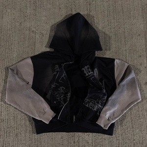 Sudadera con Capucha para Hombre, Otoño 2022, 100% Algodón, Forro Polar Grueso, Antipilling, Estilo Urbano, Ecológica, con Logotipo Personalizado Bordado - Product Image 1