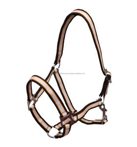 Cabestro de caballo de nailon de alta calidad con anillo de hebilla ajustable de acero inoxidable recubierto de PVC PP y correas de PVC para mayor durabilidad - Product Image 1