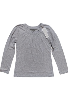 Camiseta de manga larga para niñas de alta calidad hecha en Bangladesh con tela de algodón y camiseta de Color sólido precio al por mayor - Product Image 3