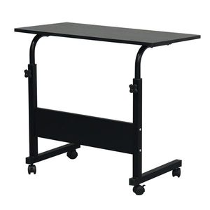 <b>Black</b> Removable P2 15MM Chipboard and Steel <b>Console</b> Table with Side Tables - Product Image 1