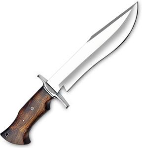 Couteau artisanal à lame en acier inoxydable pour cadeau, chasse et usage extérieur, avec étui en cuir, personnalisable - Product Image 3