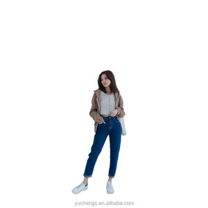 2025 vêtements pour femmes vente chaude décontracté rue Denim taille moyenne Boyfriend Jeans pour femmes Jeans - Product Image 6