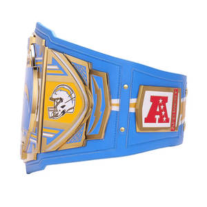 Cinturón de Campeonato Personalizado Hecho a Mano para Hombre, Talla Adulto, Los Angeles Charger, con Forro de Cuero Ecológico en Color Personalizado - Product Image 3