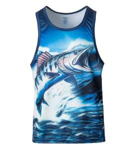 100% coton hommes respirant imprimé débardeurs tricoté Jersey sérigraphie multicolore imprimé débardeurs pour adultes - Product Image 4