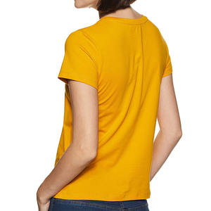 T-shirt décontracté à manches courtes pour femme, coupe ample, style tendance, longueur standard - Product Image 4