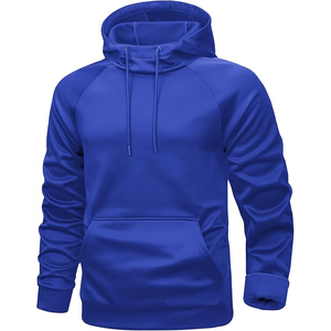 Sudadera Deportiva con Parte Inferior Abierta para Hombre, Sin Puños, Corte Holgado, Mezcla de Algodón, Estilo Informal para Gimnasio y Entrenamiento - Product Image 1