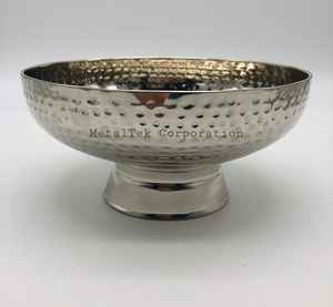 Tazón de Chocolate de Lujo Chapado en Oro, Elegante Centro de Mesa de Metal Martillado Hecho a Mano, Tazones Decorativos para el Hogar y Regalos de Boda - Product Image 3