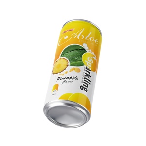 น้ำว่านหางจระเข้รสสับปะรดแบบกระป๋อง 320 มล. เครื่องดื่มอัดลมรสผลไม้ - Product Image 2