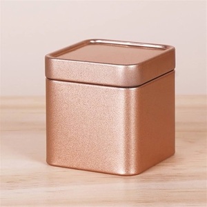 Premium Stainless Steel Tea <b>Tin</b> Box Airtight Metal Tea Storage Canister Elegant Copper Finish Kitchen Organizer for Tea and Coff - Product Image 5