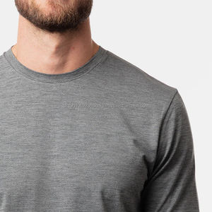 Camiseta de Algodón Peinado 100% al por Mayor, Camiseta para Hombre - Product Image 4