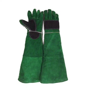 <b>Long</b> Lasting Heavy-Duty Reinforced Cowhide Split Leather <b>Gloves</b> Heat Spark Resistant Construction Welder Safety <b>Gloves</b> - Product Image 4