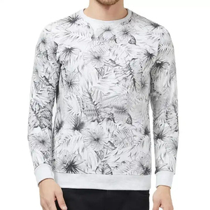 Sweat-shirts en molleton 100 % coton pour homme, décontractés, hiver, couleur unie, respirants, séchage rapide, vente en gros - Product Image 1