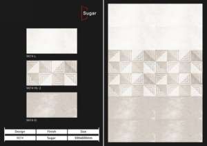 Azulejos de Porcelana con Acabado Azucarado de Lujo 300X600MM Desarrollados para Espacios Sofisticados que Requieren Textura y Equilibrio de Resistencia - Product Image 5