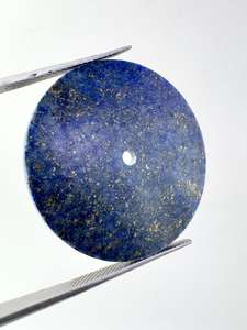 Esfera de reloj de lapislázuli natural, plana, tamaño 31.50 mm, grosor 0.9 mm, esfera para reloj - Product Image 3