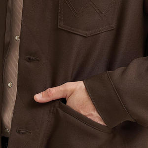 Men s Stylish Wool Varsity Jacket with Custom Logo High Quality Winter Wool <b>Button</b> Up Streetwear Coat - Product Image 4
