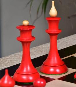 ชุดหมากรุกโซเวียตปี 1961 รุ่นบาคู ทำจากไม้ชีแชมและไม้บ็อกซ์วูด ขนาดคิง 4 นิ้ว ราคาดีที่สุด - Product Image 4