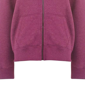 Sweat à capuche unisexe personnalisé en molleton doux de coton, grande taille, avec fermeture éclair entièrement métallique, doublure en molleton épais, logo personnalisé - Product Image 6