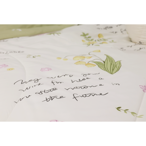 Couette en molleton de corail matelassé doux toutes saisons en microfibre antibactérienne Queen Size - Product Image 5