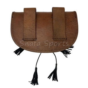 Pochette de ceinture en cuir mince personnalisée avec logo sur mesure, en cuir de vache véritable - Product Image 2