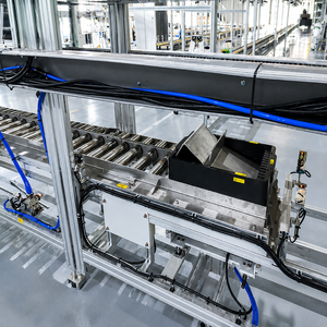 Automatic Assembly Line Equipment Anti-static belt conveyor Roller Conveyor Adjustable Speed Industrial Handling System - Product Image 1