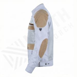Chaqueta de Motociclista de Cuero Genuino para Hombre de la Mejor Calidad, Nueva Colección de Invierno, Chaquetas de Motocicleta con Protecciones Desmontables Personalizadas - Product Image 3