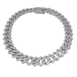 Cadena de Hip Hop con Diamantes de Moissanita Más Vendida, Joyería Moderna y Elegante para Hombres y Mujeres, Estilo Urbano - Product Image 5