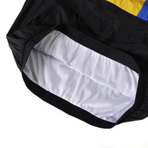 custom <b>jacket</b> Retro Color Block Windbreaker Anorak Pullover Black Yellow Royal Blue Hooded Quarter Zip <b>Plus</b> <b>Size</b> <b>Waterproof</b> - Product Image 5