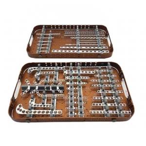 Kit d'instruments chirurgicaux pour plaques de fixation osseuses, implants orthopédiques, en acier inoxydable réutilisable, précision, USA, Europe - Product Image 4