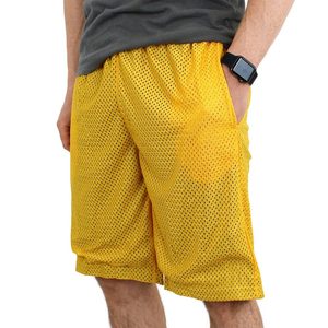 Pantalones cortos deportivos transpirables de malla para hombre, tela suave, ajuste cómodo, pantalones cortos de malla diseñados para entrenamiento activo y fitness. - Product Image 1