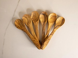Mini-cuillère en bois écologique pour sel, bonbons, lessive en poudre et épices, idéale pour la vente et l'artisanat - Product Image 2