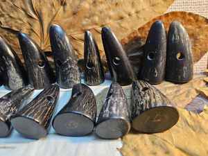 Botón de Cuerno Natural Pulido, Hecho a Mano, Ecológico, Duradero, con Forma Natural, para Proyectos de Artesanía, Alta Calidad, AZ ENTERPRISES - Product Image 5