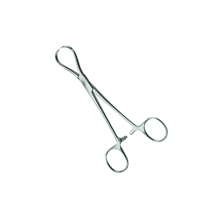 Pinza para toallas Lorna de 13 cm con mordazas finamente dentadas, sin perforaciones, de acero inoxidable quirúrgico de primera calidad, herramienta reutilizable para asegurar paños quirúrgicos en hospitales. - Product Image 1